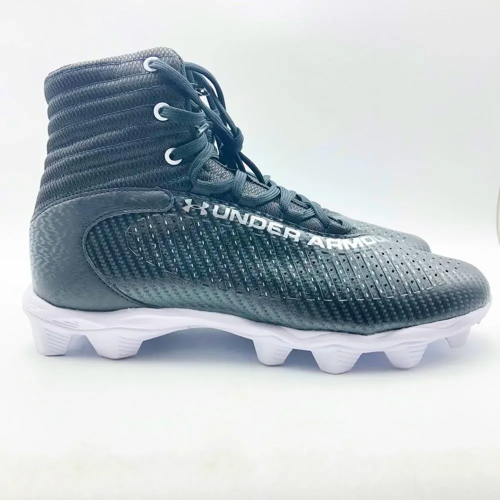 Under Armour Mens 11 Highlight Fran RM 2.0 Football Cleats Black White NWOB
